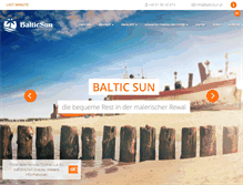 Tablet Screenshot of de.balticsun.pl